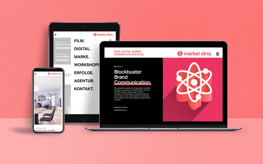 market eins. - responsive Drupal 9 Website