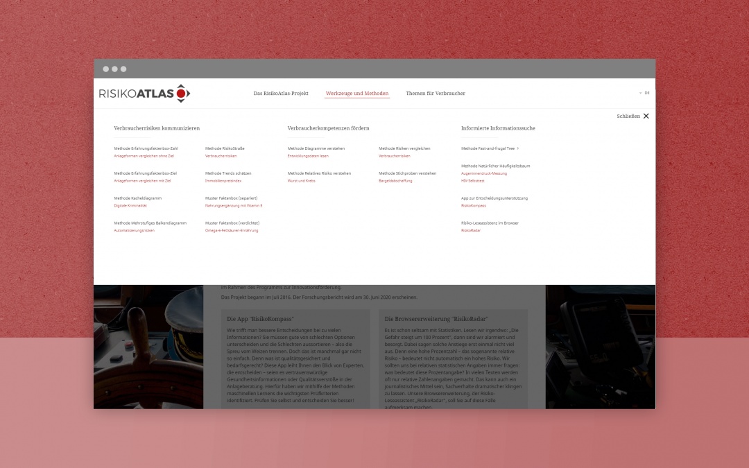Screenshot responsive Webdesign