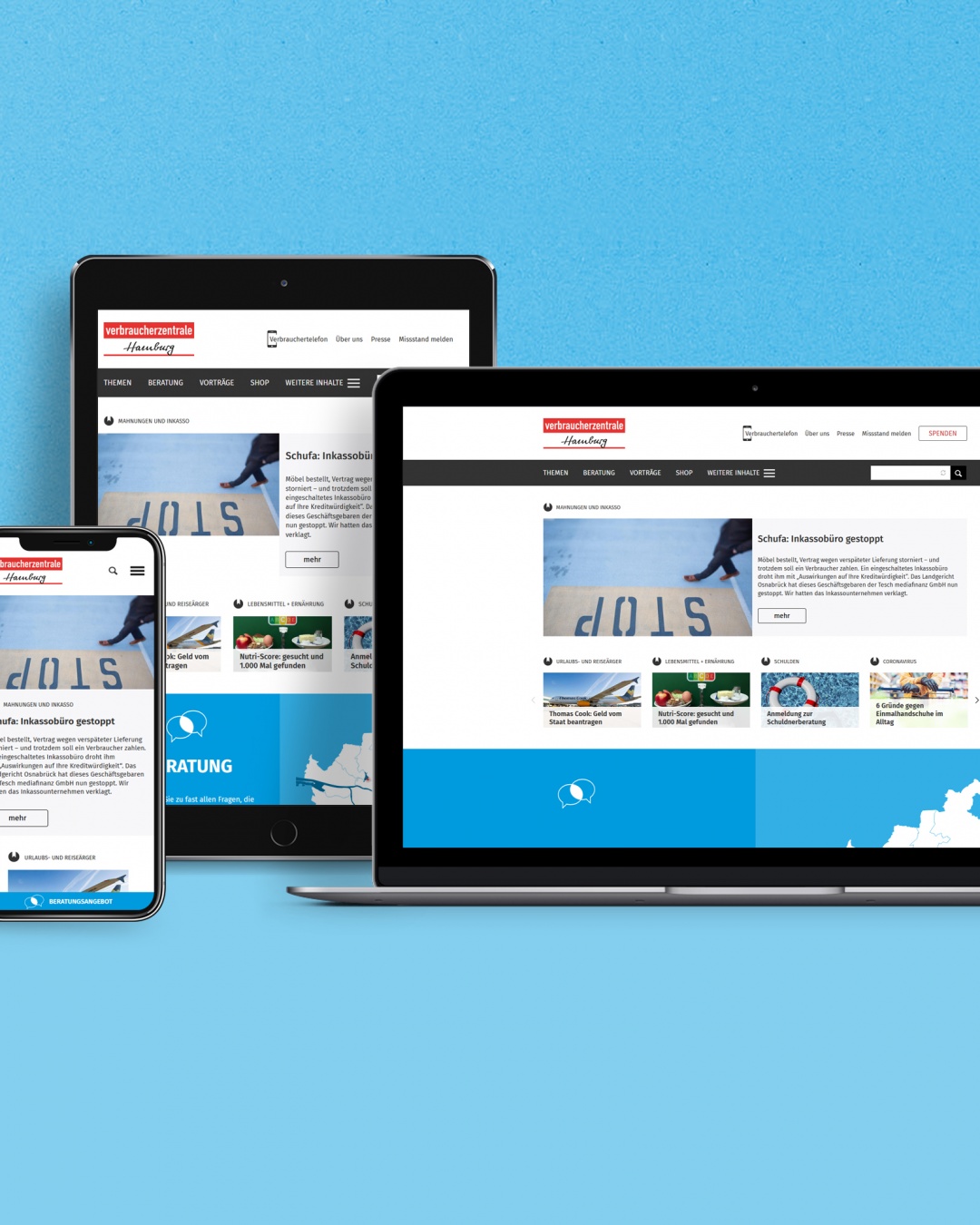 Verbraucherzentrale Drupal Webdesign Agentur