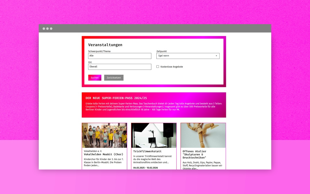 Benutzerfreundliche und moderne Website mit Drupal - Detailbild 1