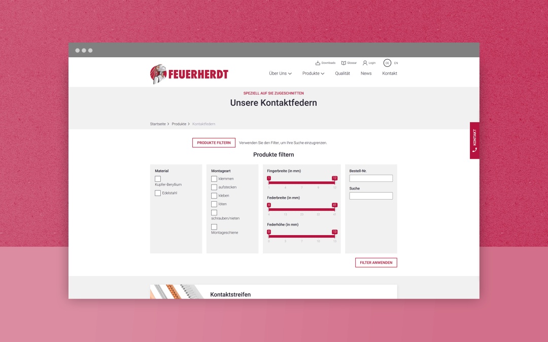 Feuerherdt responsive Drupal Website - handgefertigt von Leanlabs in Berlin - Detailbild 1