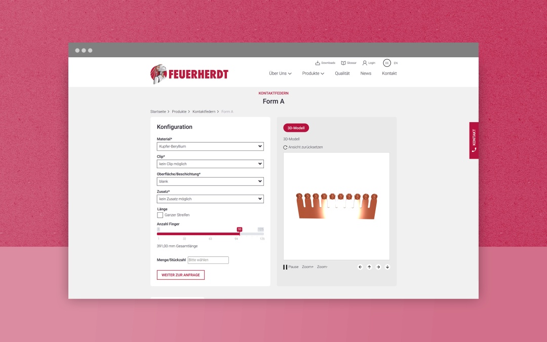 Feuerherdt responsive Drupal Website - handgefertigt von Leanlabs in Berlin - Detailbild 2
