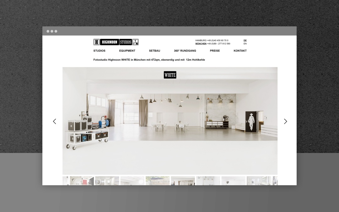 Drupal 10 Website: Highnoon und Knackscharf Hamburg