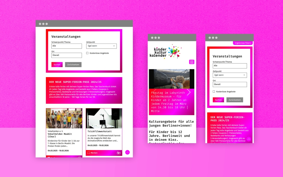 Benutzerfreundliche und moderne Website mit Drupal - Detailbild 2