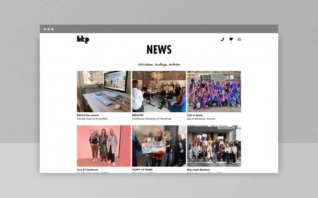 bkp Architekten Drupal responsive Drupal 8 Website