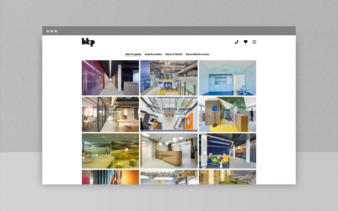 bkp Architekten Drupal responsive Drupal 8 Website
