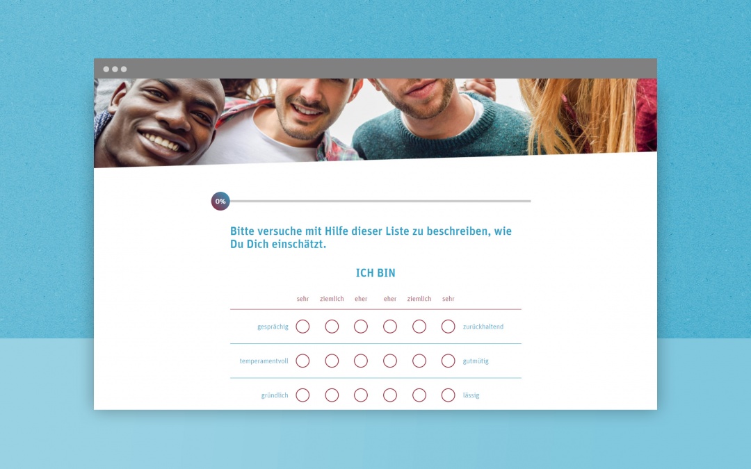 Eignungstest zum/zur Steuerfachangestellten - responsive Drupal 8 Website Screenshot 2