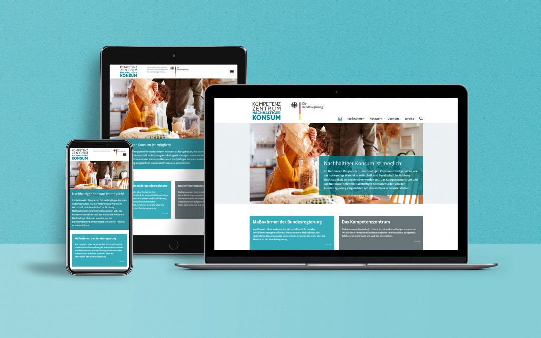 Kompetenzzentrum Nachhaltiger Konsum (Drupal 8 Website-Projekt)