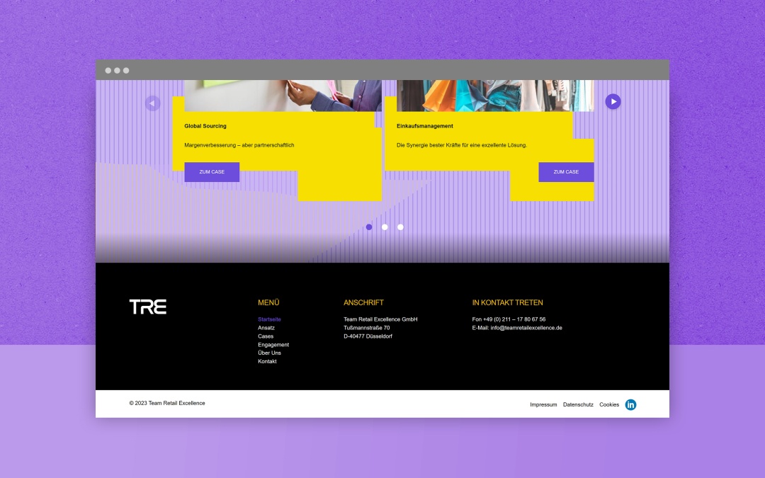 TRE Drupal 10 Website (Screenshot 1)